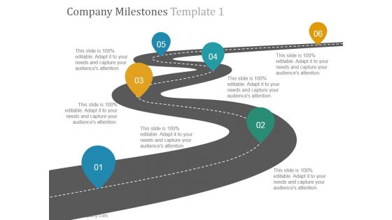 Company Milestones Template 1 Ppt PowerPoint Presentation Clipart