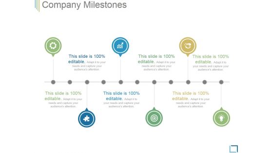 Company Milestones Template 2 Ppt PowerPoint Presentation Layouts