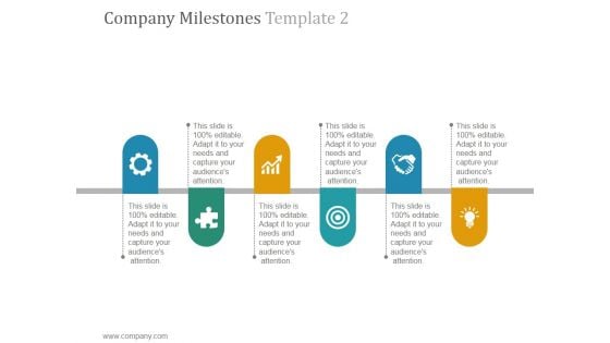 Company Milestones Template 2 Ppt PowerPoint Presentation Templates