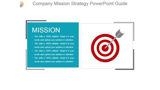 Company Mission Strategy Powerpoint Guide