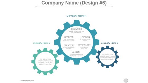 Company Name Design 6 Ppt PowerPoint Presentation Sample