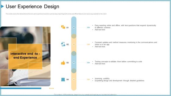 Company Need Administration Mechanisms Methods User Experience Design Icons PDF