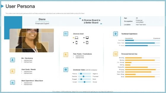 Company Need Administration Mechanisms Methods User Persona Designs PDF