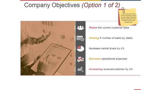 Company Objectives Template 1 Ppt PowerPoint Presentation Styles Infographics