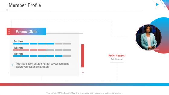 Company Outline Member Profile Ppt Infographic Template Brochure PDF