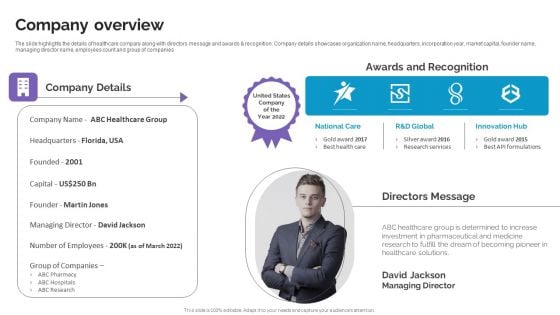 Company Overview Life Science And Healthcare Solutions Company Profile Template PDF Company Overview Life Science And Healthcare Solutions Company Profile Template PDF