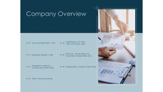 Company Overview Revenue Ppt PowerPoint Presentation Pictures Design Ideas