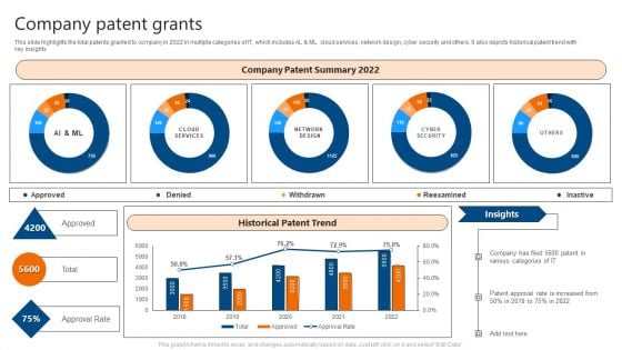Company Patent Grants IT Software Development Company Profile Introduction PDF