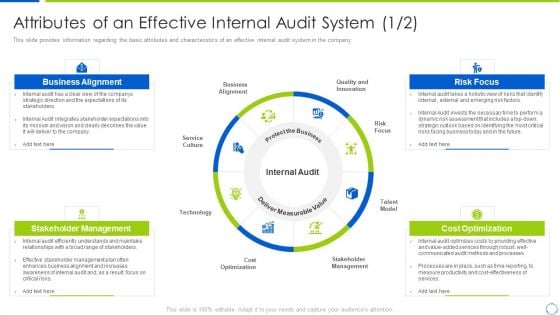 Company Process With Audit Plan Checklist Attributes Of An Effective Internal Audit Themes PDF Company Process With Audit Plan Checklist Attributes Of An Effective Internal Audit Themes PDF