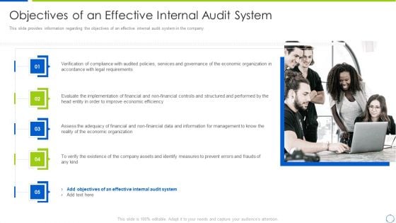 Company Process With Audit Plan Checklist Objectives Of An Effective Internal Audit System Elements PDF Company Process With Audit Plan Checklist Objectives Of An Effective Internal Audit System Elements PDF