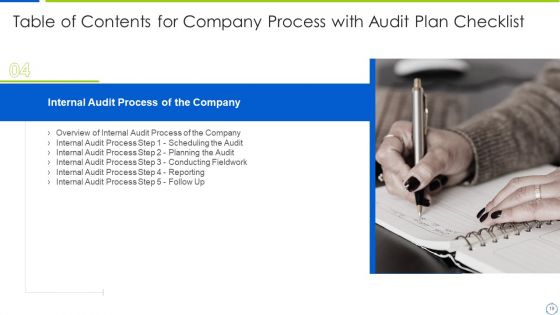 Company Process With Audit Plan Checklist Ppt PowerPoint Presentation Complete Deck With Slides