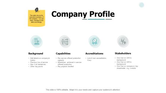 Company Profile Marketing Ppt PowerPoint Presentation Icon Rules