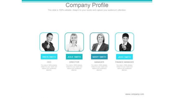 Company Profile Ppt PowerPoint Presentation Topics