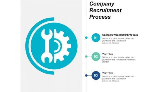 Company Recruitment Process Ppt PowerPoint Presentation Show Guidelines Cpb