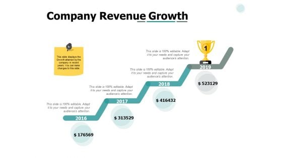 Company Revenue Growth Ppt PowerPoint Presentation Gallery Vector