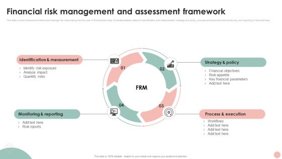 Company Risk Assessment Plan Financial Risk Management And Assessment Framework Sample PDF