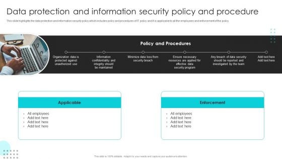 Company Rules And Regulations Manual Data Protection And Information Security Policy And Procedure Download PDF