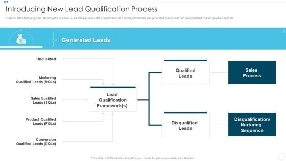 Company Sales Lead Qualification Enhance Revenue Introducing New Lead Qualification Process Structure PDF