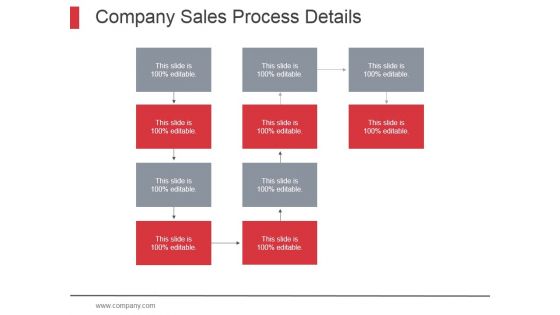 Company Sales Process Details Ppt PowerPoint Presentation Show