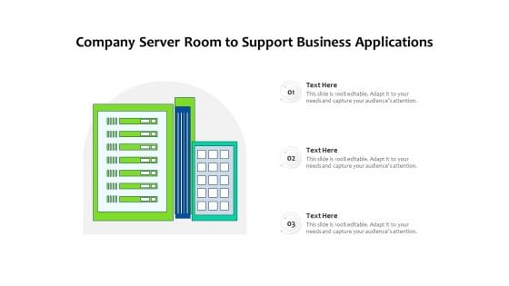 Company Server Room To Support Business Applications Ppt PowerPoint Presentation File Information PDF