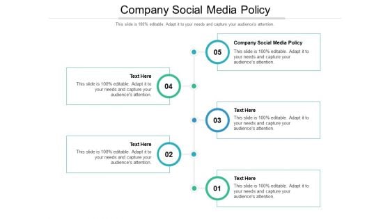 Company Social Media Policy Ppt PowerPoint Presentation File Background Images Cpb Pdf