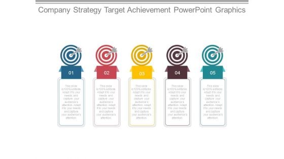 Company Strategy Target Achievement Powerpoint Graphics