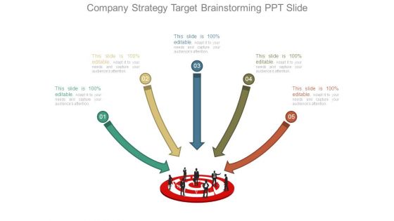 Company Strategy Target Brainstorming Ppt Slide