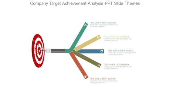 Company Target Achievement Analysis Ppt Slide Themes