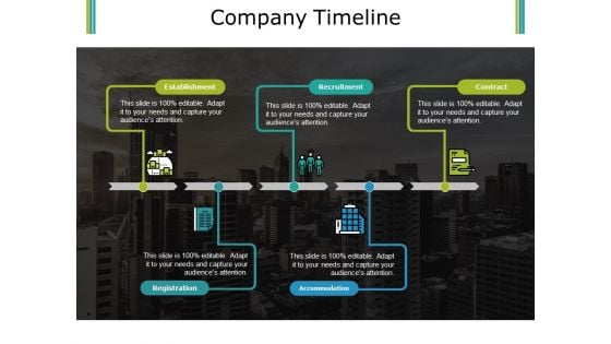 Company Timeline Ppt PowerPoint Presentation Summary Graphics Template