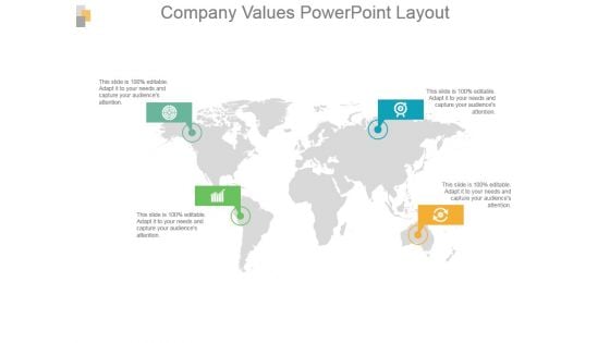 Company Values Powerpoint Layout