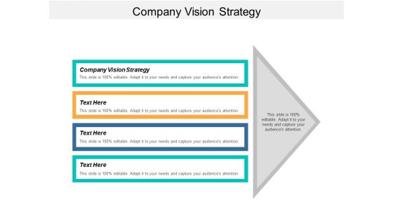 Company Vision Strategy Ppt PowerPoint Presentation Visual Aids Show Cpb