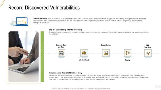 Company Vulnerability Administration Record Discovered Vulnerabilities Ideas PDF