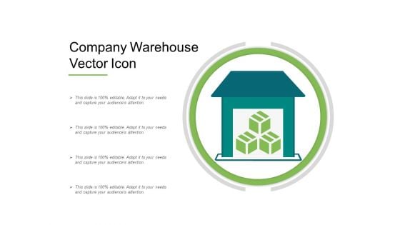 Company Warehouse Vector Icon Ppt PowerPoint Presentation File Example Topics PDF