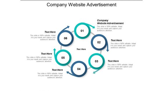 Company Website Advertisement Ppt PowerPoint Presentation Ideas Elements Cpb