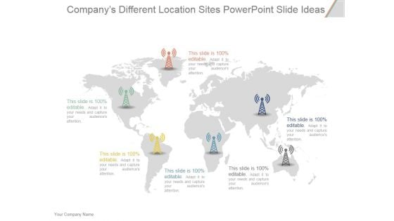 Companys Different Location Sites Ppt PowerPoint Presentation Professional Companys Different Location Sites Ppt PowerPoint Presentation Professional