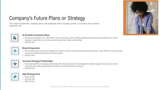 Companys Future Plans Or Strategy Summary PDF