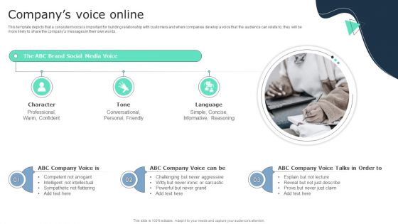 Companys Voice Online Business Social Strategy Guide Summary PDF
