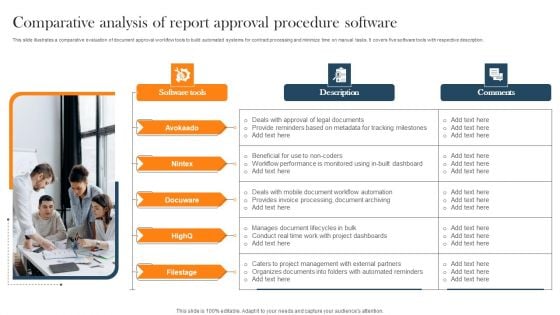 Comparative Analysis Of Report Approval Procedure Software Pictures PDF Comparative Analysis Of Report Approval Procedure Software Pictures PDF