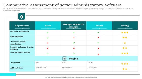Comparative Assessment Of Server Administrators Software Pictures PDF Comparative Assessment Of Server Administrators Software Pictures PDF