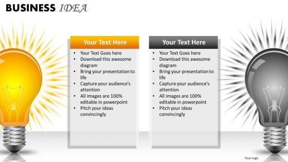 Compare Business Ideas PowerPoint Slides And Ppt Diagram Templates