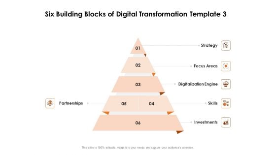 Competency Matrix Job Role Six Building Blocks Of Digital Transformation Ppt File Elements PDF