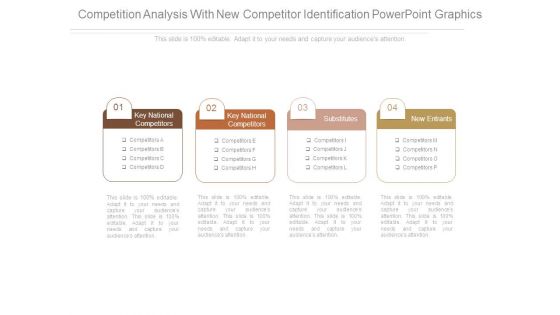 Competition Analysis With New Competitor Identification Powerpoint Graphics Competition Analysis With New Competitor Identification Powerpoint Graphics