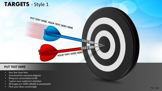 Competition Targets 1 PowerPoint Slides And Ppt Diagram Templates