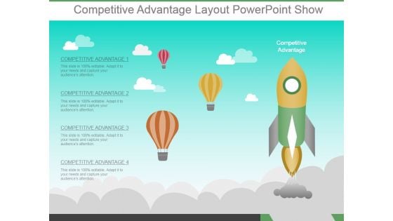 Competitive Advantage Layout Powerpoint Show