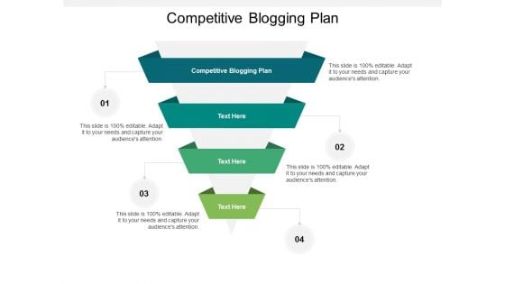 Competitive Blogging Plan Ppt PowerPoint Presentation Show Brochure Cpb