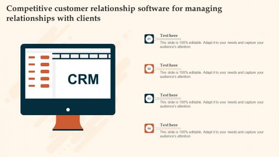 Competitive Customer Relationship Software For Managing Relationships With Clients Topics PDF