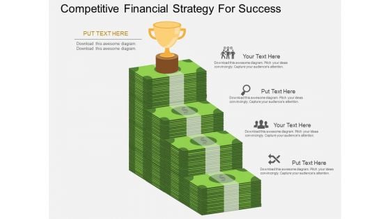 Competitive Financial Strategy For Success Powerpoint Template