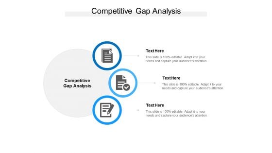 Competitive Gap Analysis Ppt PowerPoint Presentation Pictures Format Ideas Cpb