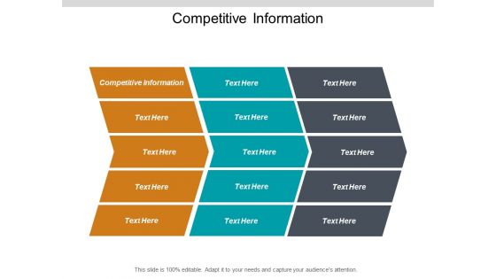 Competitive Information Ppt PowerPoint Presentation Inspiration Show Cpb