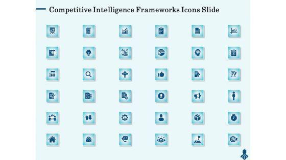 Competitive Intelligence Frameworks Icons Slide Ppt Pictures Format PDF